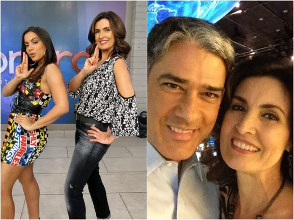 Sobre as danças de Fátima: “ela se diverte muito’, diz Bonner