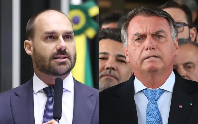 Eduardo Bolsonaro &eacute; um dos principais nomes do bolsonarismo internacional, tendo atuado junto a parlamentares e movimentos conservadores fora do Brasil/Foto: Reprodu&ccedil;&atilde;o&nbsp;