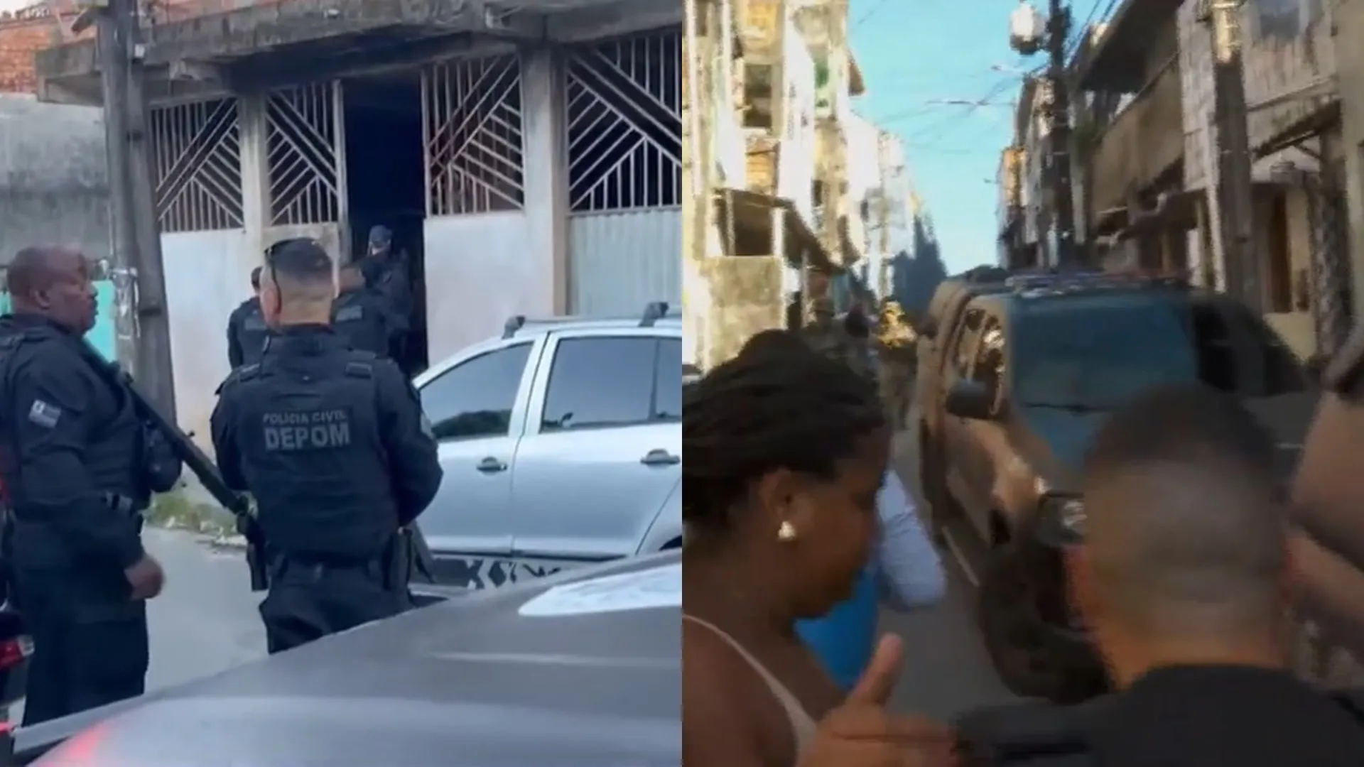 Criminosos foram levados à delegacia