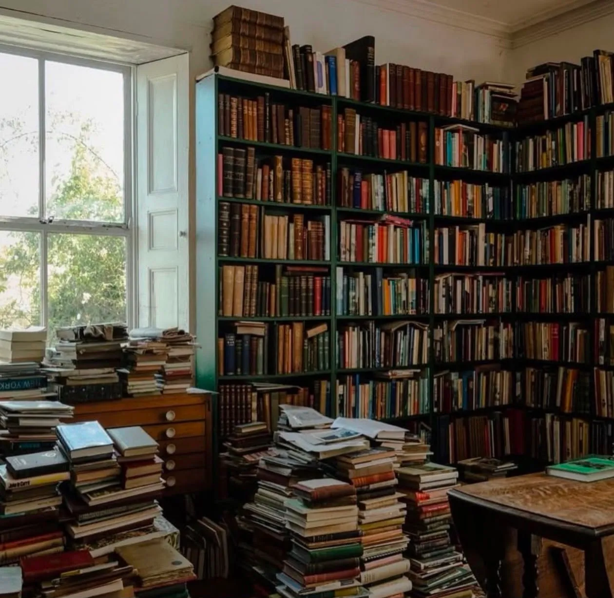 Acumular livros não lidos. Vício ou arte?