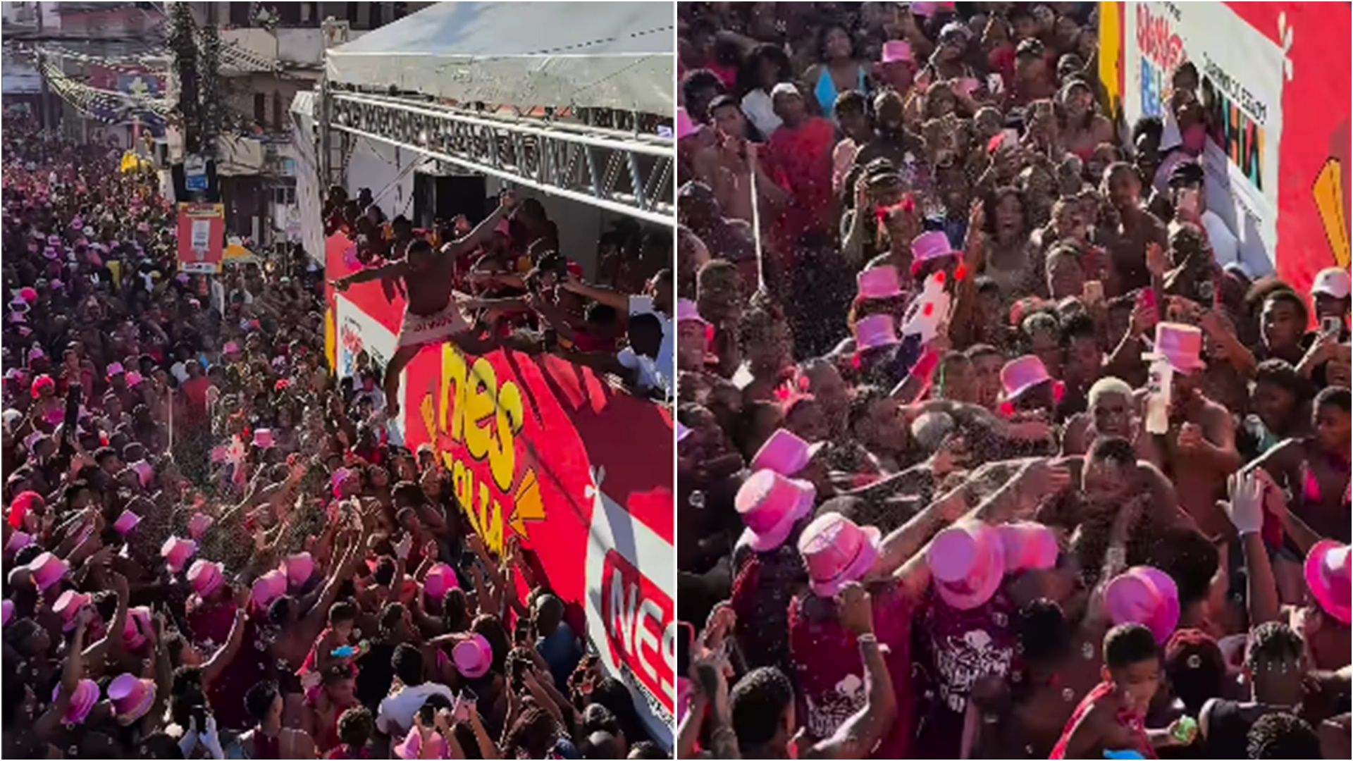O Kanalha no Carnaval do Nordeste de Amaralina. Foto: Reprodução / Redes Sociais
