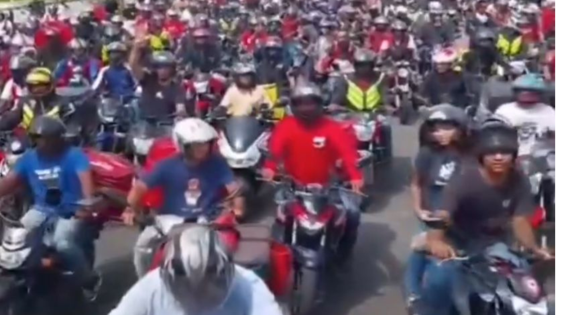 Manifestação em São Paulo. Foto: Reprodução| Redes Sociais