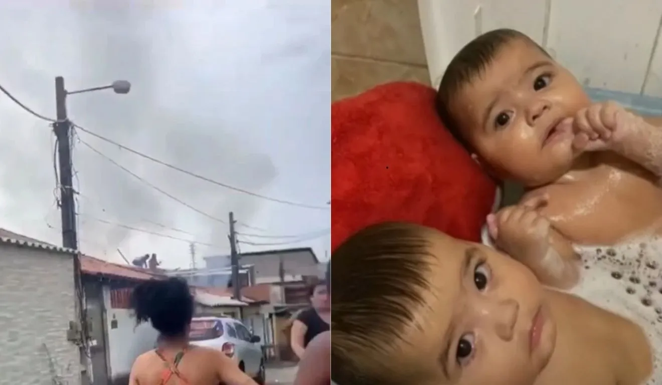 Bebês gêmeos morrem em incêndio dentro de casa; VÍDEO