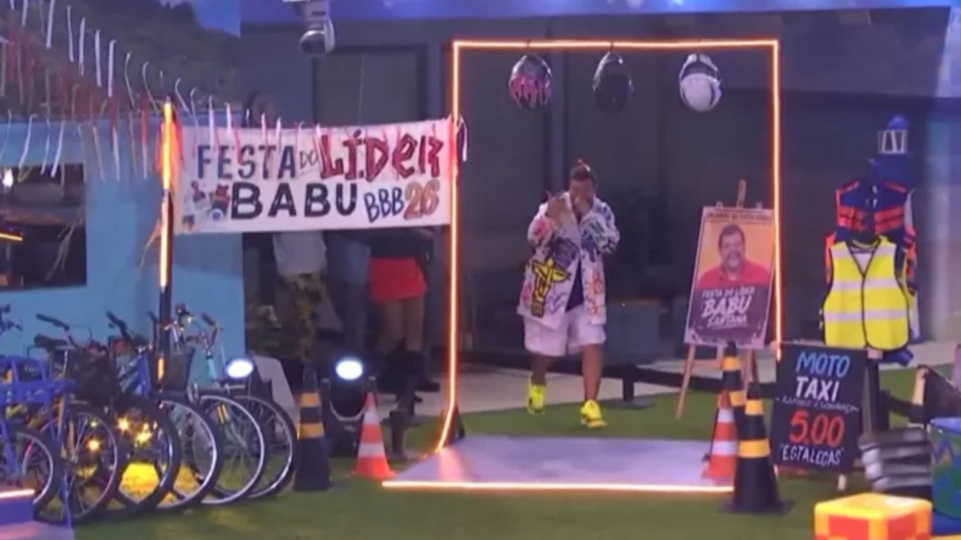 Festa do Líder Babu Santana. Foto: Globo