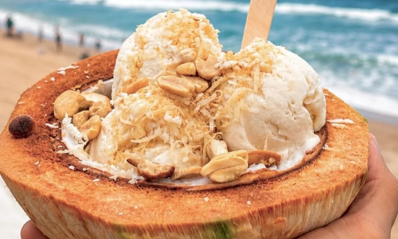 Sorvete de coco