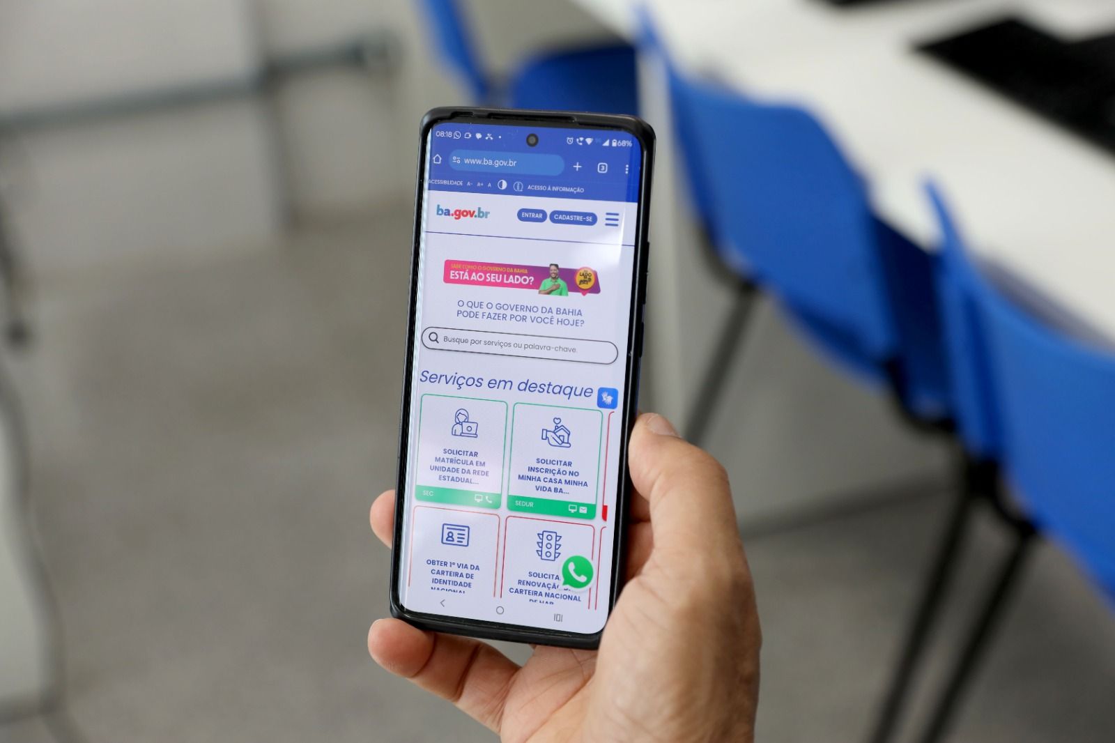 Matr&iacute;culas escolares na rede estadual de ensino. | Fotos Thuane Maria Govba (4)