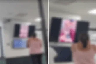 V&iacute;deo Com Cenas Er&oacute;ticas &Eacute; Exibido Em Sala De Espera De Hospital Em Jo&atilde;o Monlevade (mg)  Reprodu&ccedil;&atilde;o Redes Sociais