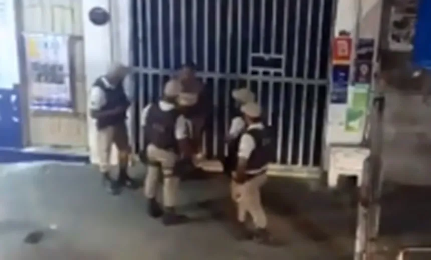 “Estávamos discutindo”, diz namorada de frentista agredido por PM; vídeo