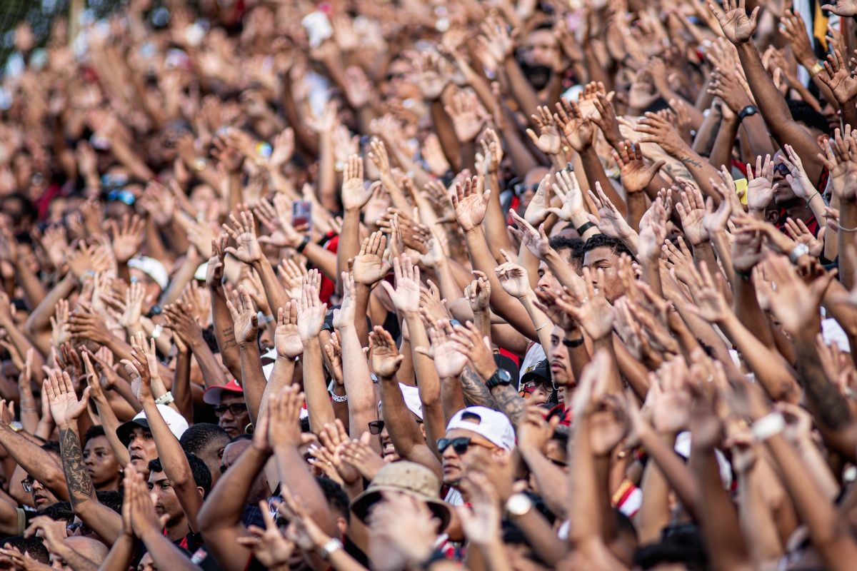 Fonte Nova e Barrad&atilde;o impulsionam Bahia e Vit&oacute;ria no estudo de qual torcida mais barulhenta da S&eacute;rie A. Foto: Victor Ferreira