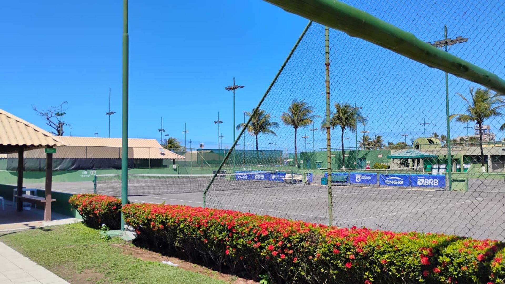 Quadra do Costa Verde Tênis Clube | Foto: divulgação