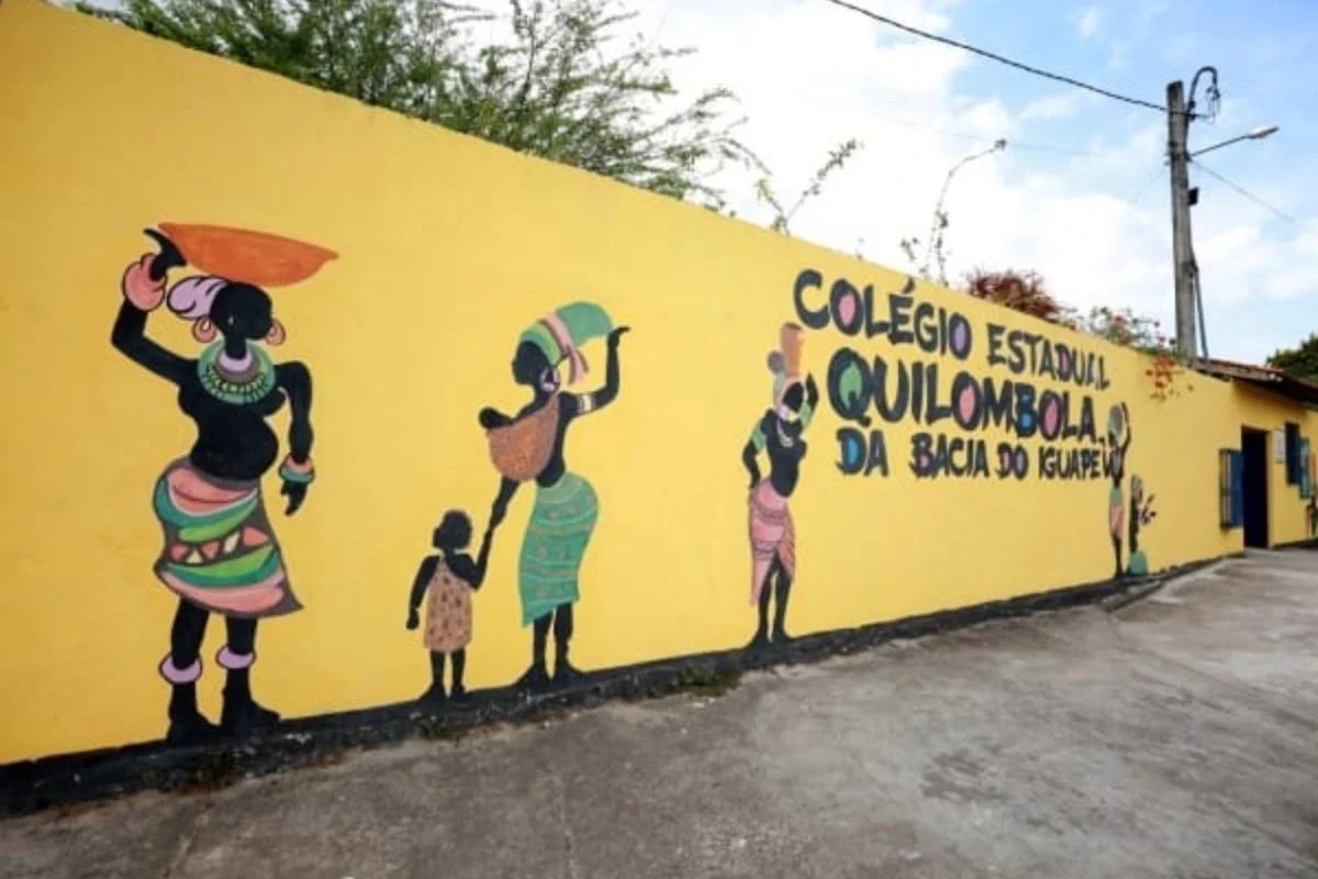 Escola Estadual Quilombola da Bacia do Iguape, em Cachoeira, Bahia. Foto: Feijaoalmeida / GOVBA