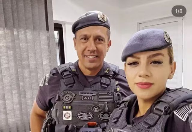 Tenente Coronel E Soldado Gisele Reprodução