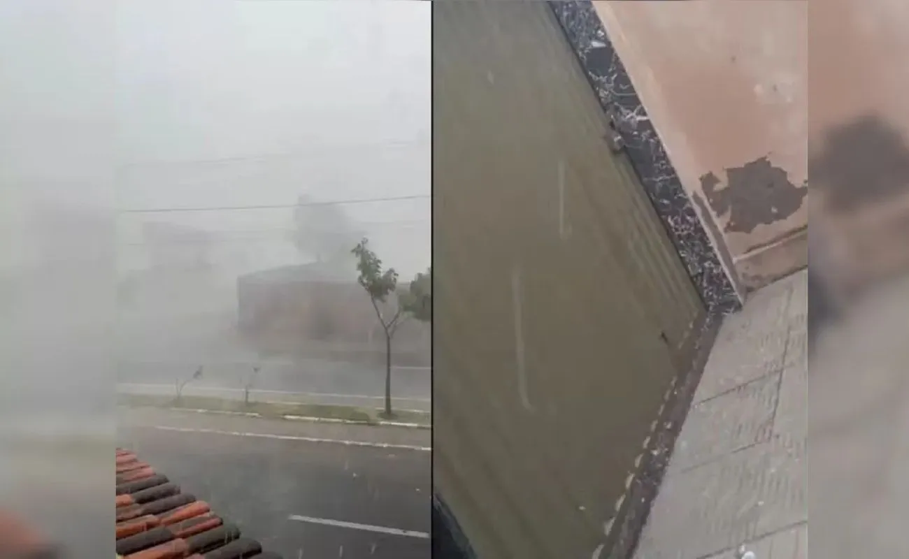 Após temporal com granizo, Tiago Correia acompanha situação em Itambé