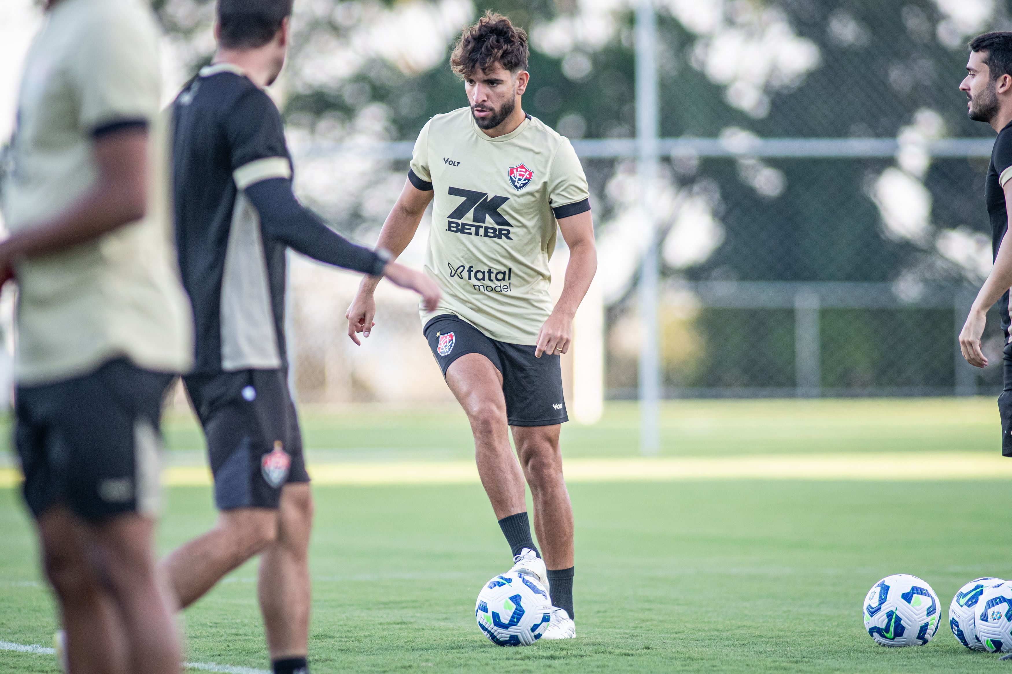 Treino do Vitória. Foto: Victor Ferreira | ECV