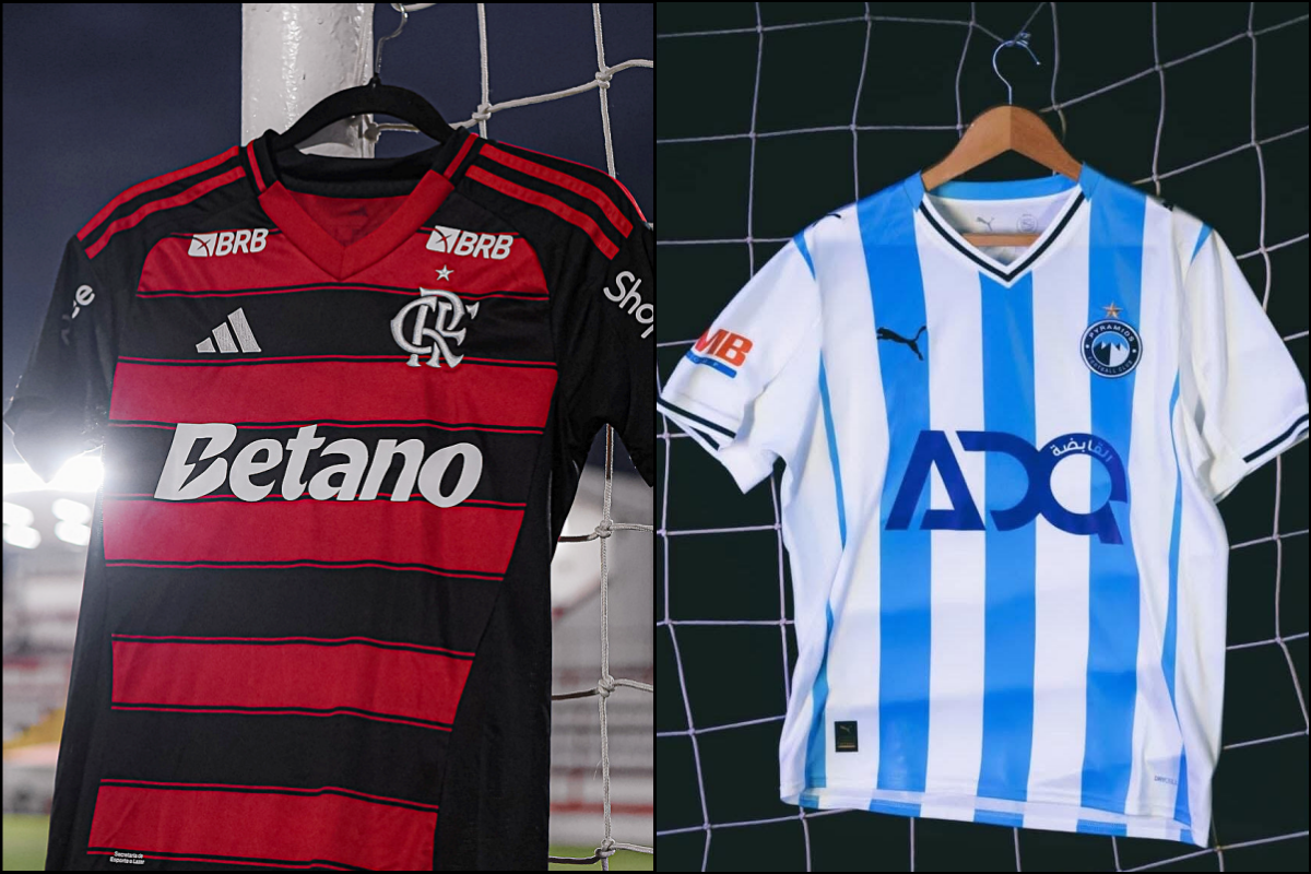 Flamengo x Pyramids se enfrentam pela semi do Intercontinental; confira onde assistir. Foto: Divulgação/Flamengo e Pyramids