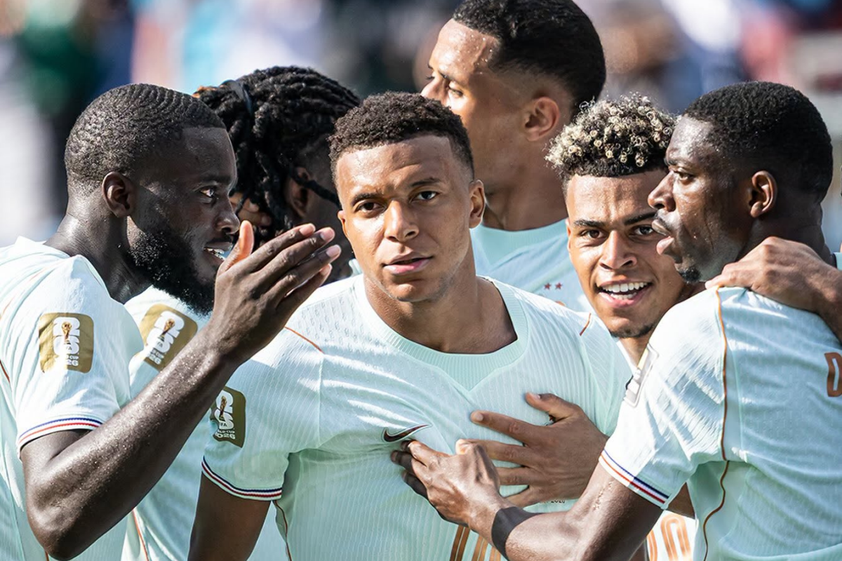 Com a classificação para a semifinal da Copa do Mundo, a França igualou a marca do Brasil na história dos mundiais. Foto: Divulgação