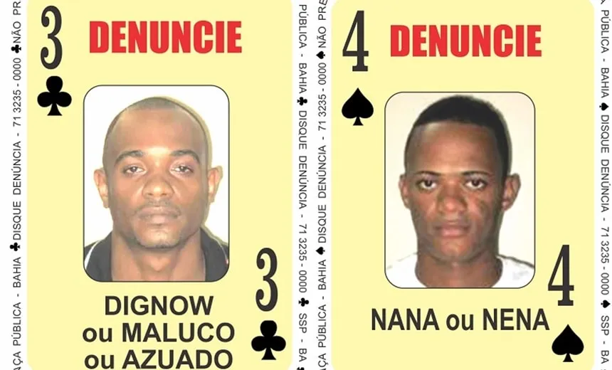 SSP atualiza “Baralho do Crime” com novas cartas; veja