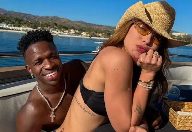 Vini Jr. foto com Virginia