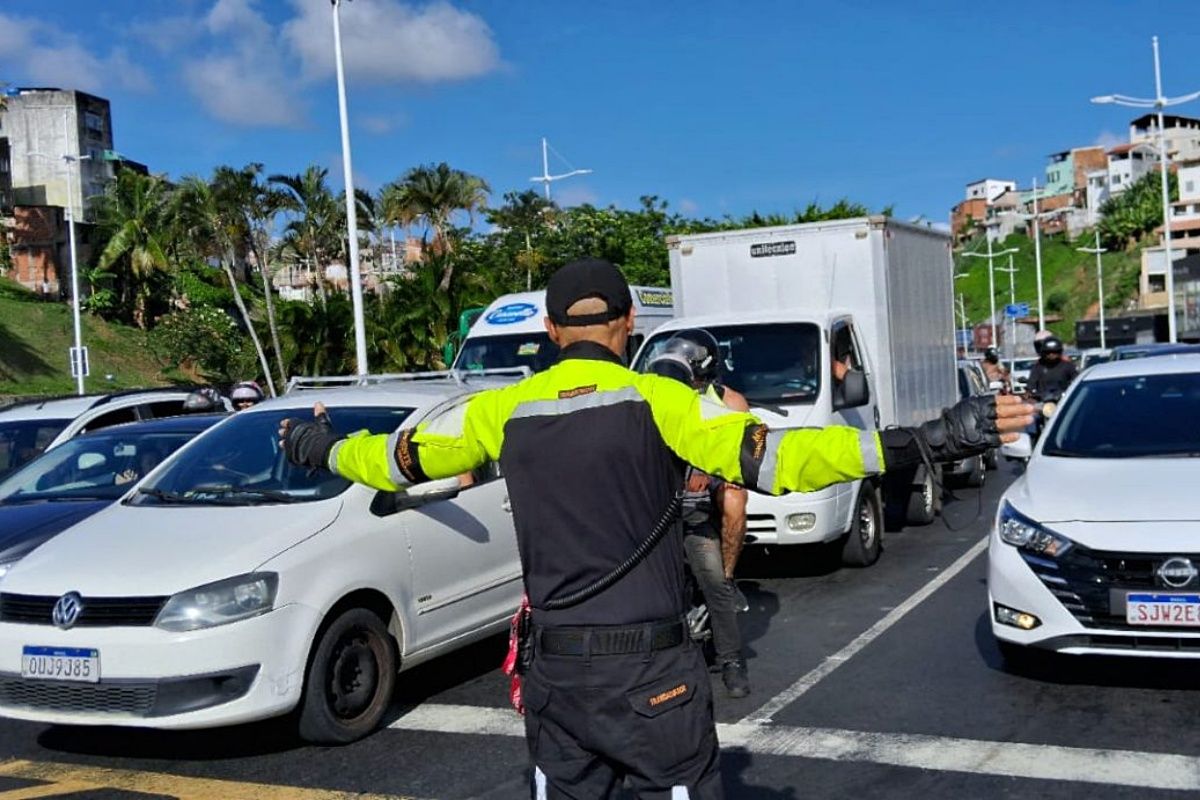  Tr&acirc;nsito de Salvador sofre mudan&ccedil;as neste domingo (12); Foto: Secom/PMS