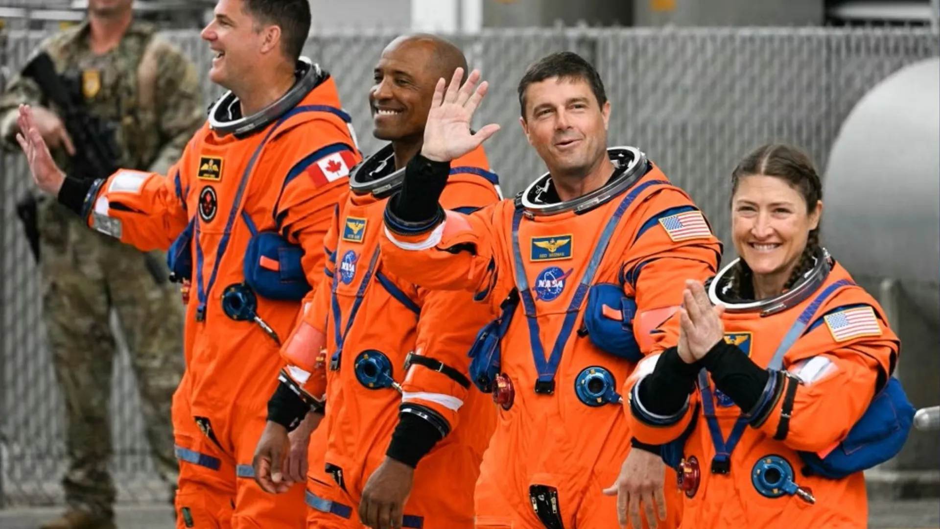 Imagem da equipe para missão Artemis 