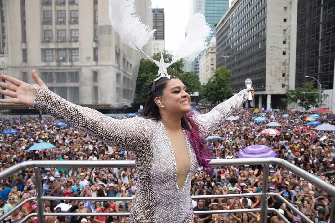 Preta Gil recebe homenagem no Rio de Janeiro. Foto: Redes sociais / @blocodapreta