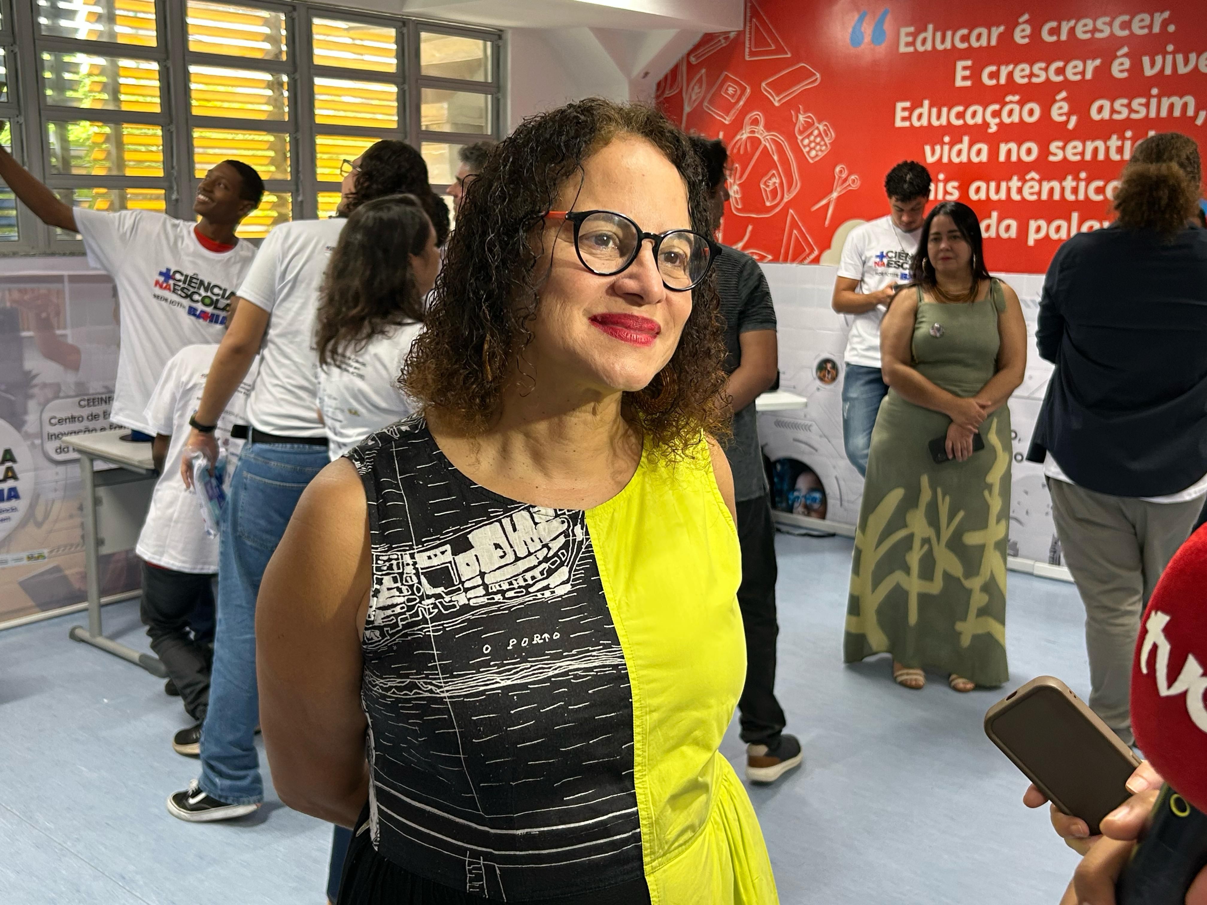 Ministra Luciana Santos responde à preocupação da UFRB. Foto: Matheus Caldas | Aratu ligado