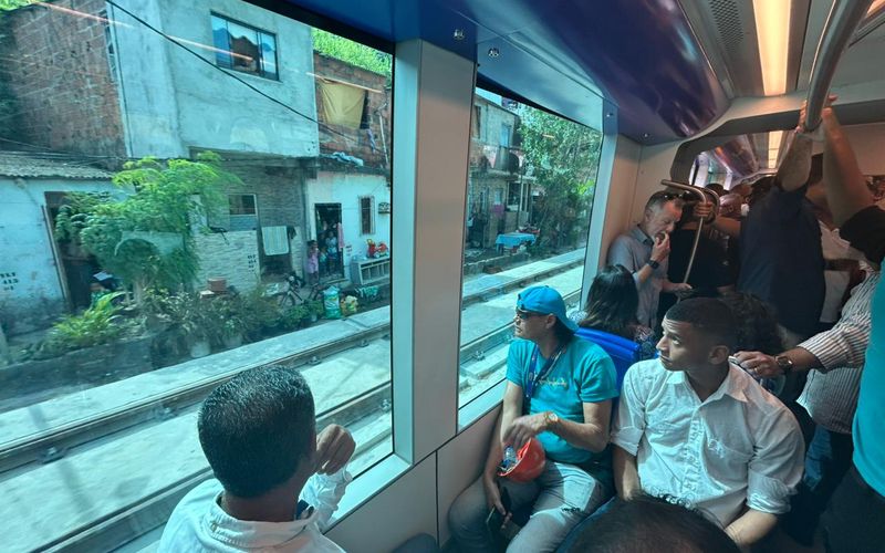 O projeto total contempla cerca de 40 km de extens&atilde;o e 34 a 42 paradas (dependendo da fase), divididas em tr&ecirc;s trechos principais/Foto: Matheus Caldas/Aratu On&nbsp;