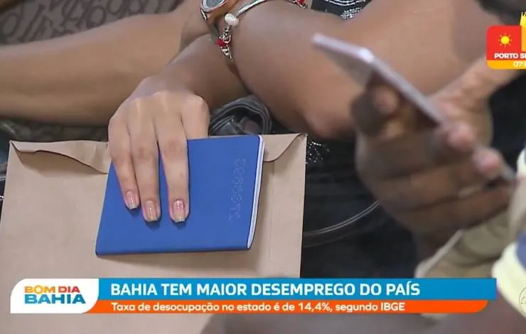 Bahia é líder em desemprego no país, aponta pesquisa do IBGE