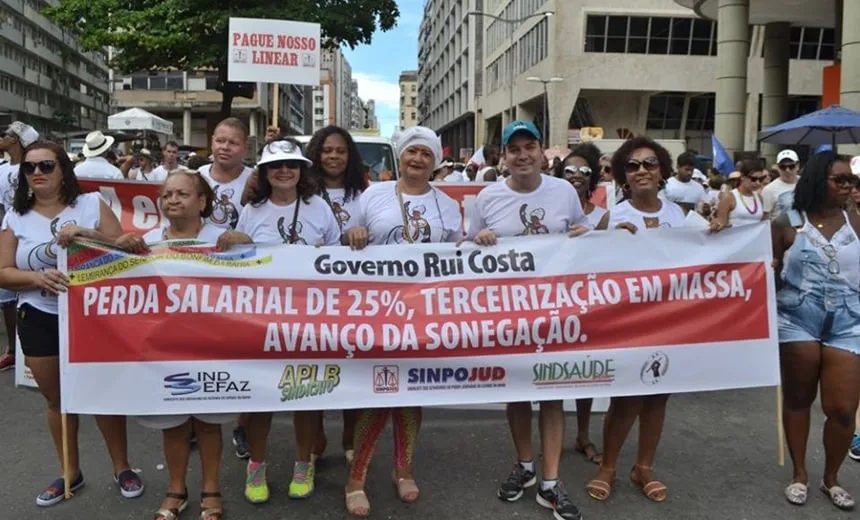 Servidores públicos estaduais paralisam atividades nesta terça-feira; “malvadeza”