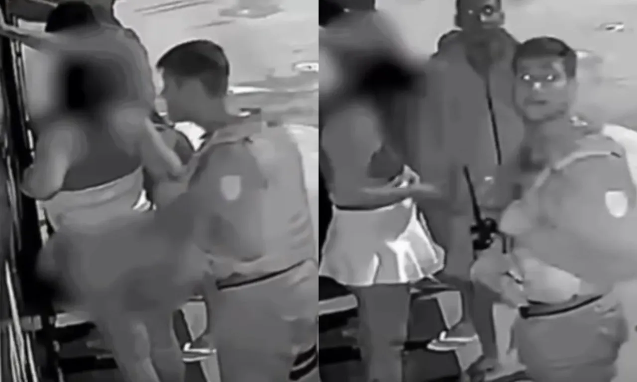 PM é flagrado assediando jovem durante abordagem policial; veja vídeo