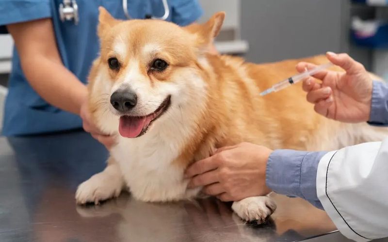 Vacina&ccedil;&atilde;o antirr&aacute;bica deve ser aplicada anualmente em c&atilde;es e gatos a partir dos tr&ecirc;s meses de idade, conforme recomenda&ccedil;&atilde;o das autoridades de sa&uacute;de/Foto: Freepik&nbsp;