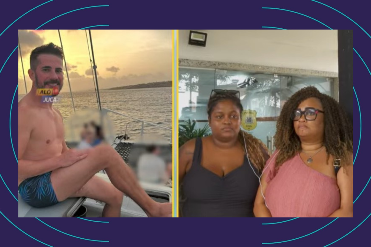 Entrevista com as vítimas de racismo no Carnaval de Salvador.| Foto: Reprodução TV Aratu