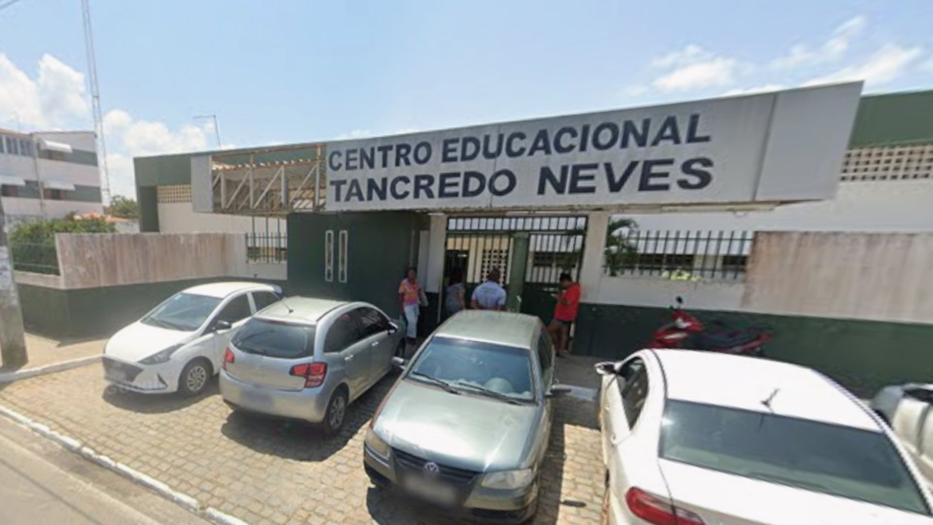 Agress&atilde;o dentro de escola na Bahia. Foto: Google Street View
