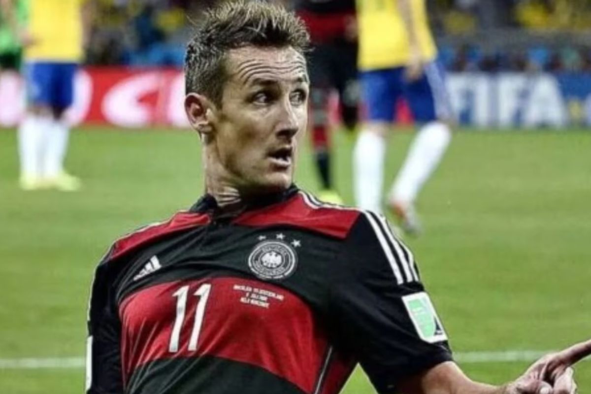 Miroslav Klose &eacute; o maior artilheiro da hist&oacute;ria da Copa do Mundo. Foto: Reprodu&ccedil;&atilde;o | Placar