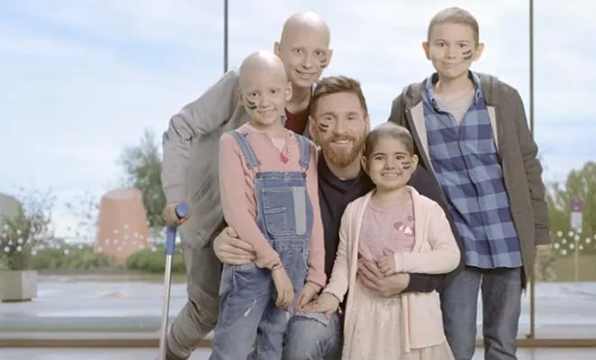 Lionel Messi ajuda construir o maior centro contra câncer infantil na Europa