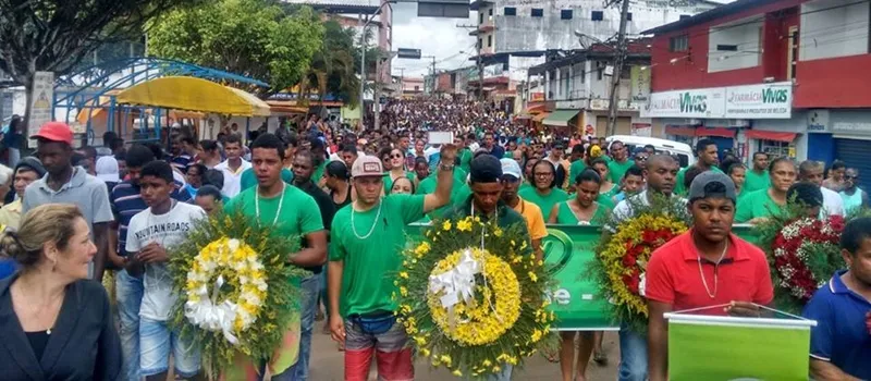 Candidato assassinado em Camamu é enterrado nesta amanhã; Cortejo prestou homenagem