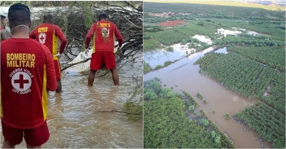Com corpo encontrado no sábado, Bahia totaliza sete mortes provocadas pelas chuvas em 2024