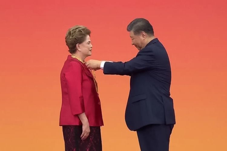 Dilma recebeu homenagem na China | Foto: Yanyan Xinhua