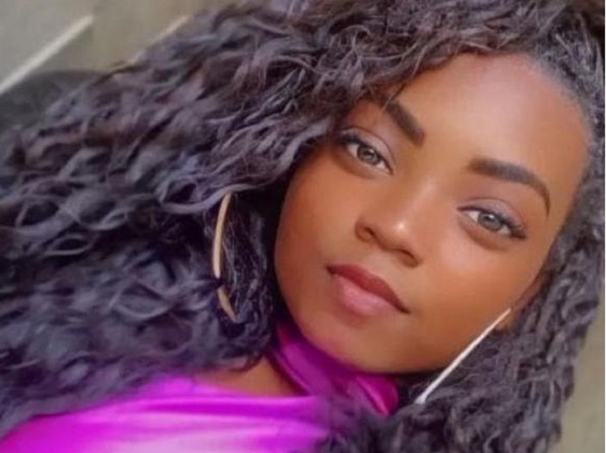 Larissa Alves foi baleada no rosto. Foto: Acervo Pessoal