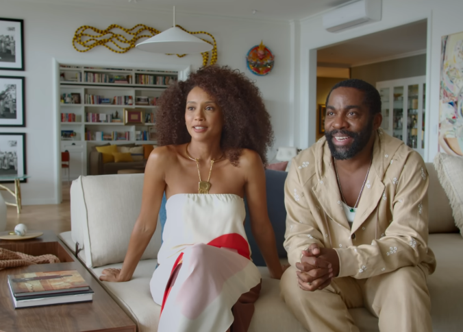Tais conta como dribla a rotina intensa para manter conexão com Lázaro Ramos.   /   Foto: Reprodução/Casa Vogue Divulgação