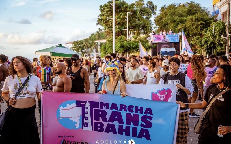 O Porto da Barra recebe neste s&aacute;bado (5) a 7&ordf; Marcha Trans da Bahia. A mobiliza&ccedil;&atilde;o busca ampliar a visibilidade e defender cidadania e direitos da popula&ccedil;&atilde;o trans, com participa&ccedil;&atilde;o gratuita/Foto: Adeloya Oju Bara