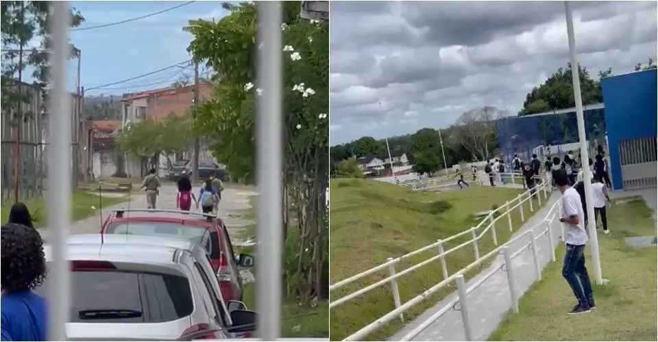 Após desentendimento entre alunos e suposto tiroteio, PM é acionada em escola em Dias d’Ávila