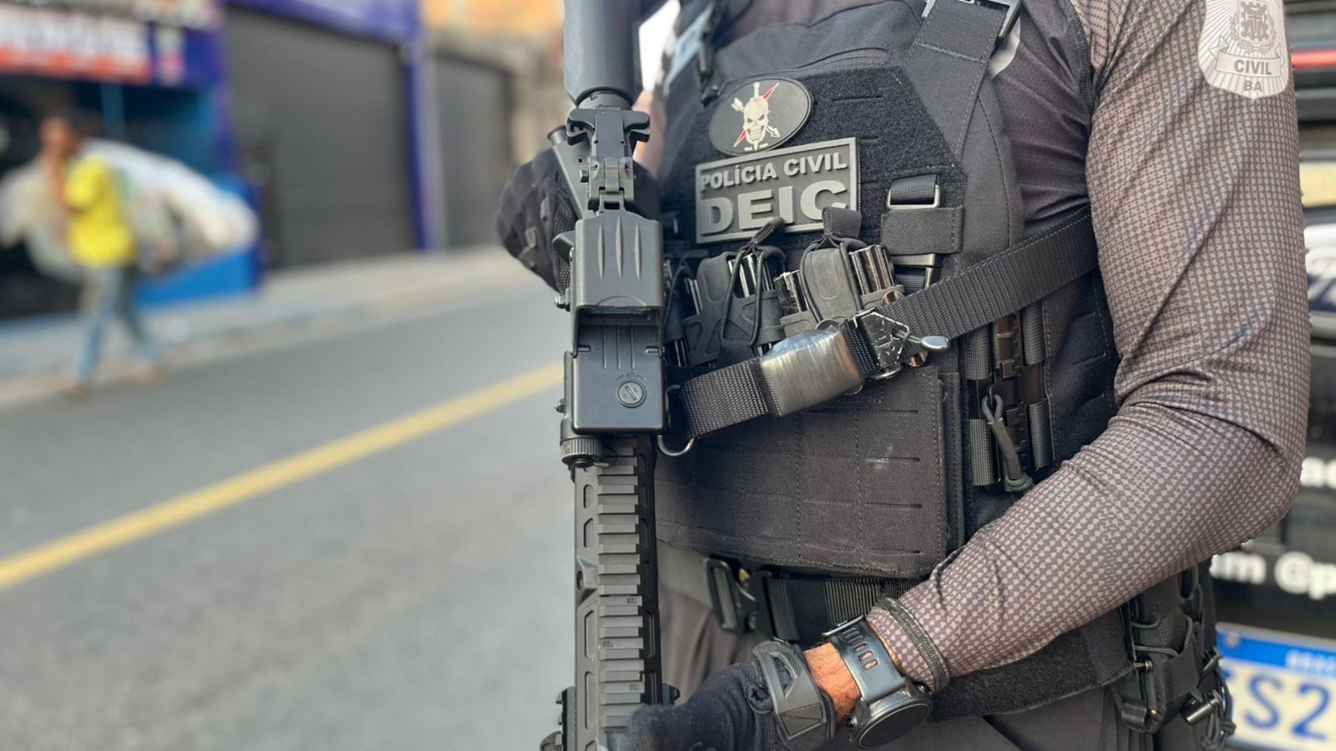 Opera&ccedil;&atilde;o contra roubos em pr&eacute;dio p&uacute;blico de Salvador. Foto:  Lucas Cerqueira / ASCOM PCBA 