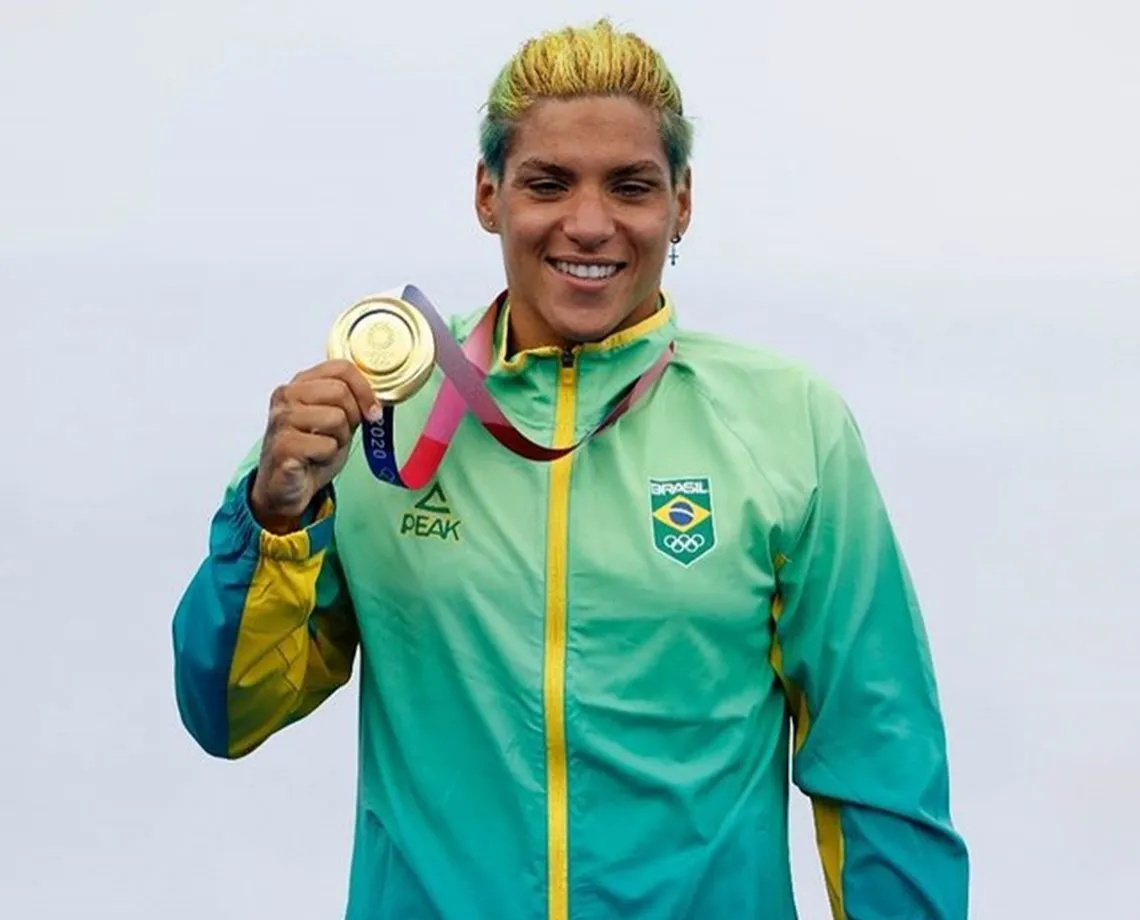 Ana Marcela diz não se preocupar com água do Rio Sena: 'Mas existe um plano B'