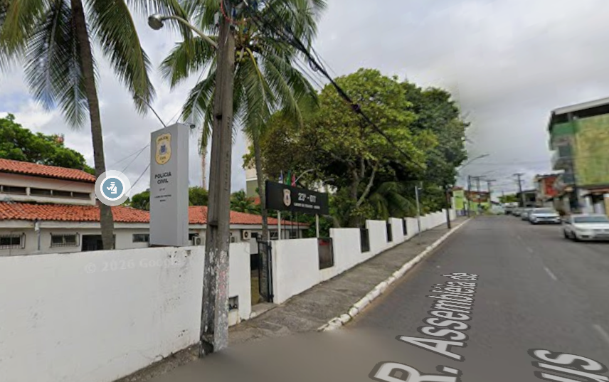 A 23&ordf; Delegacia de Lauro de Freitas registrou o caso e investiga a autoria e a motiva&ccedil;&atilde;o do crime.| Reprodu&ccedil;&atilde;o: Google Street View