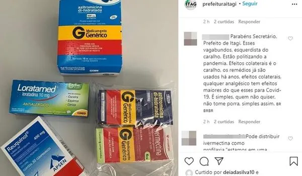 Prefeitura baiana distribui "kit Covid" com remédios que não possuem comprovação e divide opiniões 