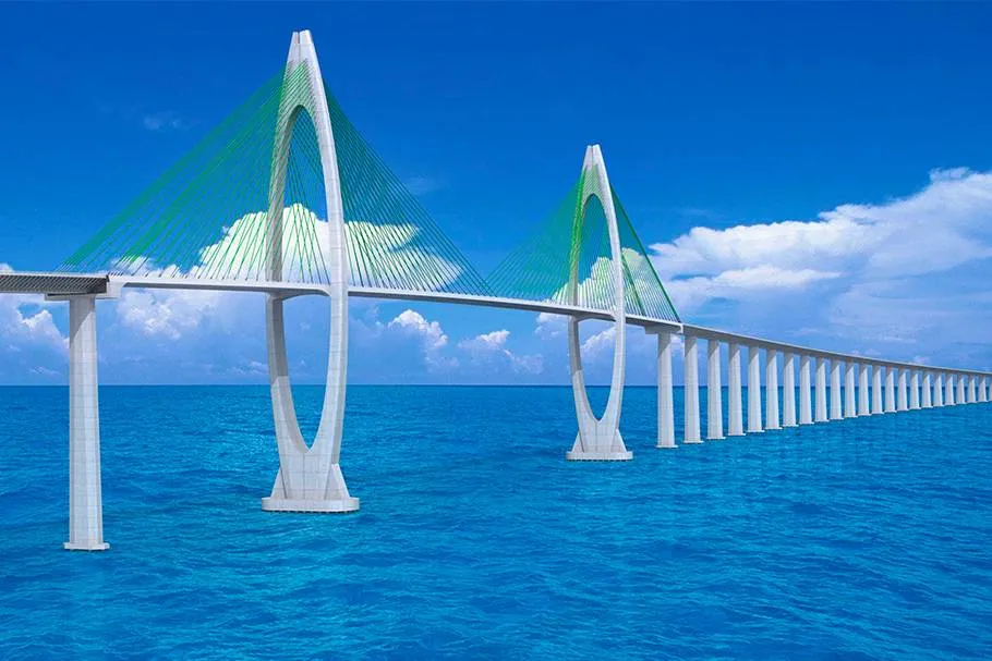 Embasa gasta meio milhão de reais para construir adutora que vai auxiliar construção da ponte Salvador-Itaparica