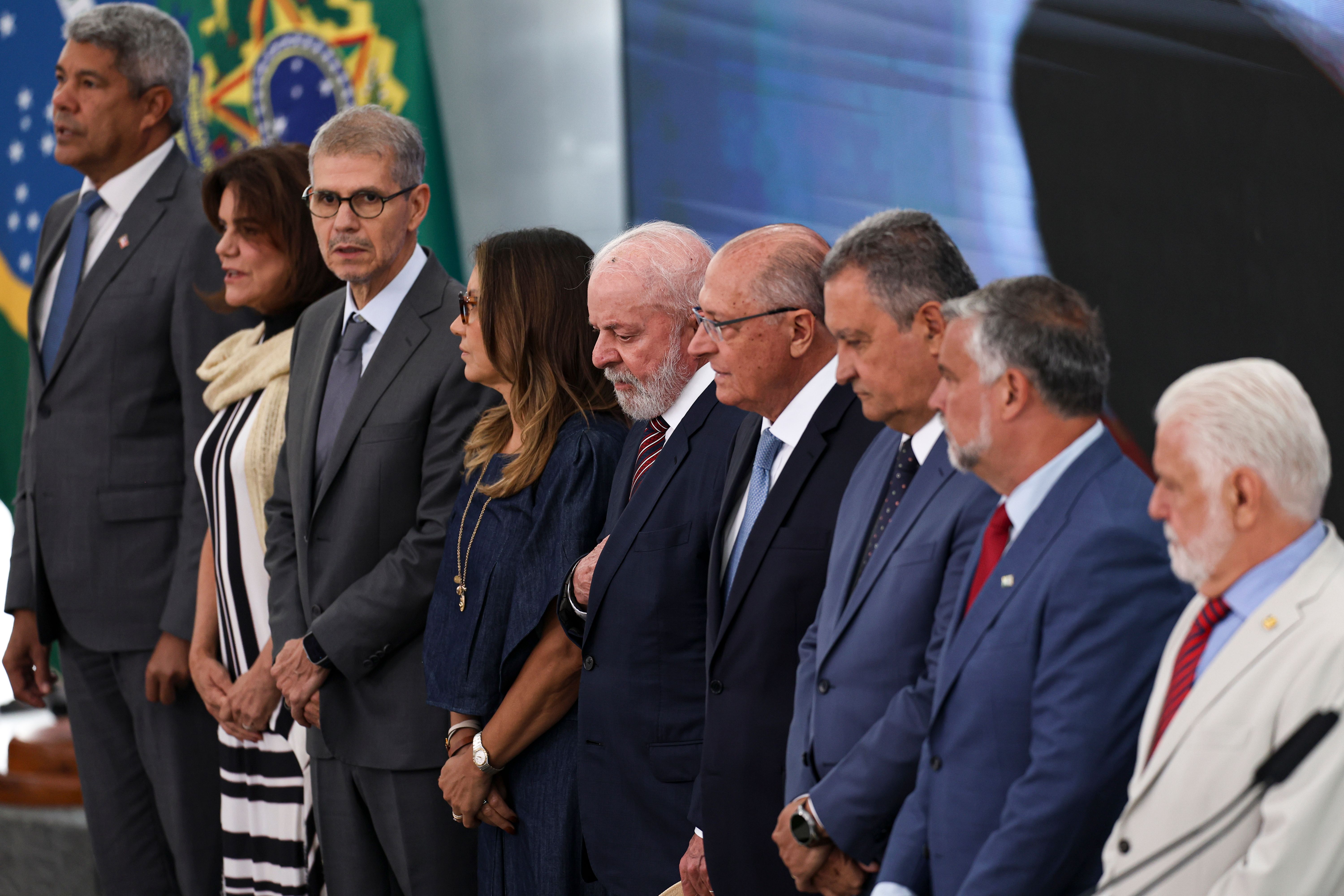 Na posse de Sidônio, Wagner, Rui e Jerônimo prestigiam novo ministro | Foto: Marcelo Camargo/Agência Brasil 