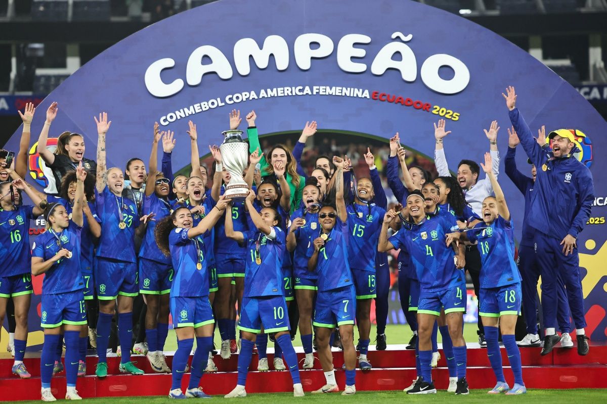 Brasil pode receber Copa América como teste para Mundial Feminino em 2027. Foto: Lívia Vilas Boas/CBF