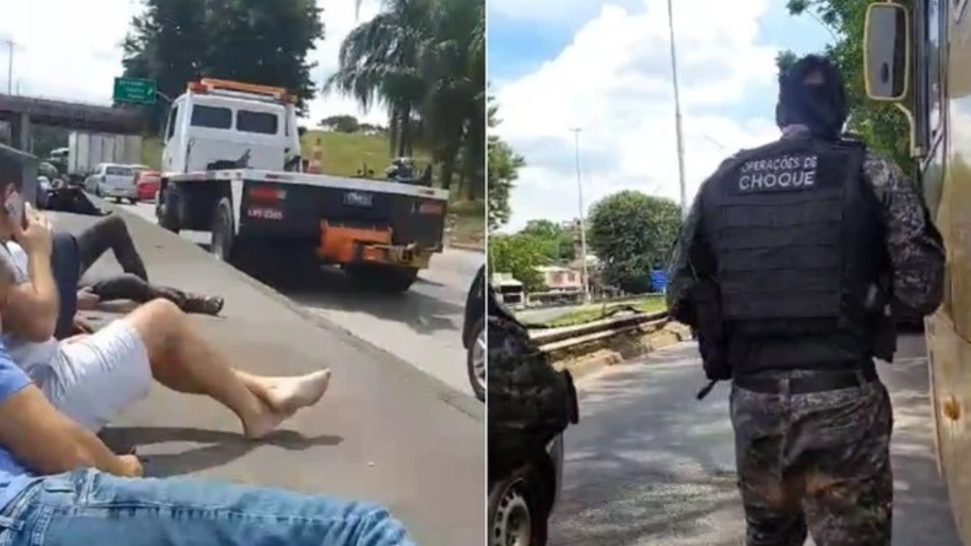 Na chegada à Cidade Alta, os policiais foram recebidos a tiros. Foto: Reprodução-Redes Sociais